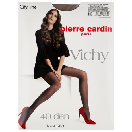 Колготки Pierre Cardin Vichy, City Line 40 den, размер II-S, daino (бежевый)