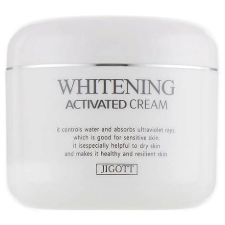 Jigott Whitening Activated Cream Отбеливающий крем для лица, 100 мл