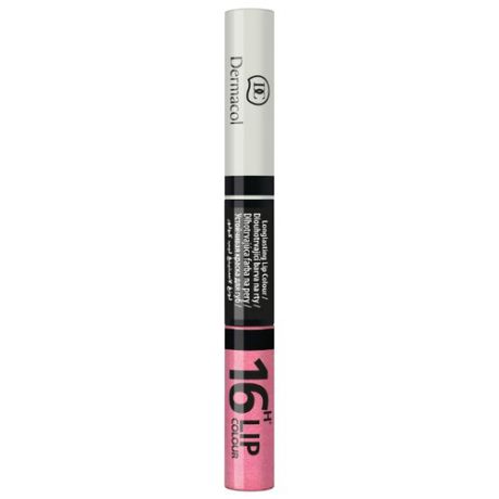 Dermacol Устойчивая краска+блеск для губ 16H Lip Color, no.15