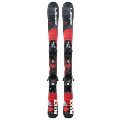 Горные лыжи Elan Maxx QS с креплениями EL Shift (19/20) 120 см черный/красный