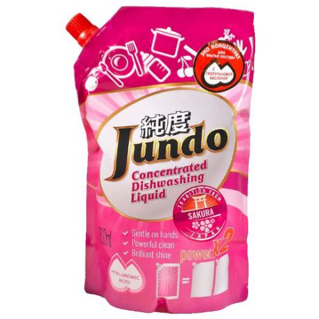 Jundo Гель для мытья посуды Sakura 0.8 л сменный блок