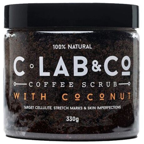 C Lab & Co скраб кофейный с кокосом 330 г