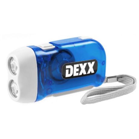 Ручной фонарь DEXX 56700 белый/синий
