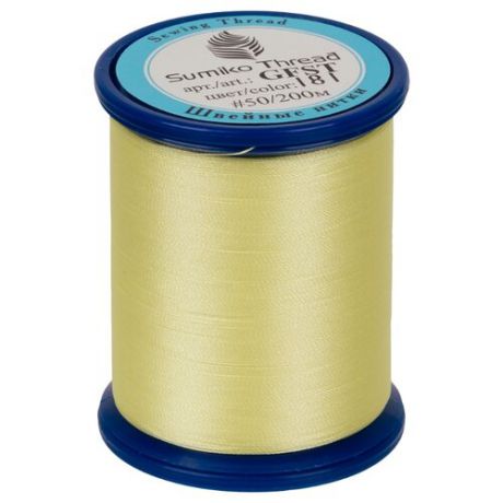 Sumiko Thread Швейная нить (GFST), 181 бл.желтый 200 м