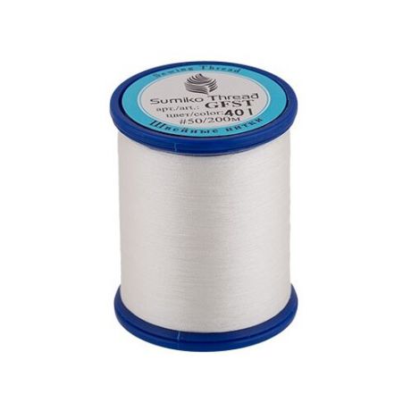 Sumiko Thread Швейная нить (GFST), 401 белый 200 м