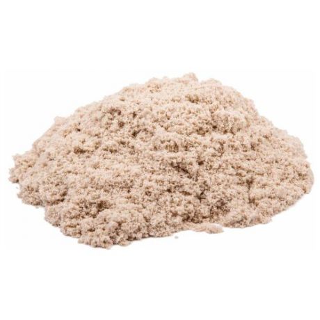 Кинетический песок Космический песок Набор с формочками и складной песочницей, бежевый, 3 кг, пластиковый контейнер