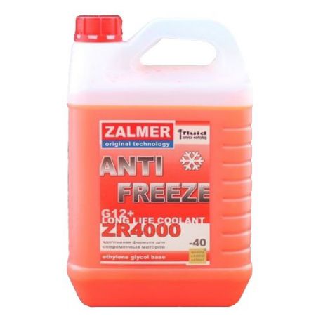 Антифриз Zalmer LLC ZR 4000 G12+ (красный) 5 кг