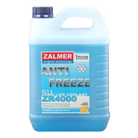 Антифриз Zalmer LLC ZR 4000 G11 (синий) 5 кг