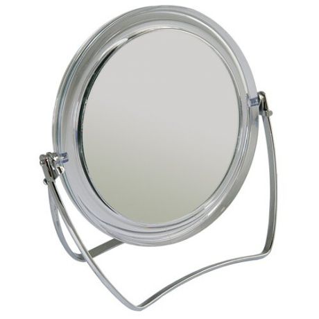 Зеркало косметическое настольное Scarlet Line KF714 прозрачный/серебристый