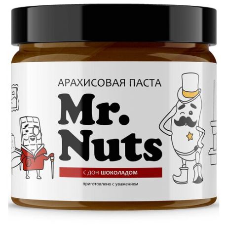 Mr. Nuts Арахисовая паста Joy c шоколадом, 300 г