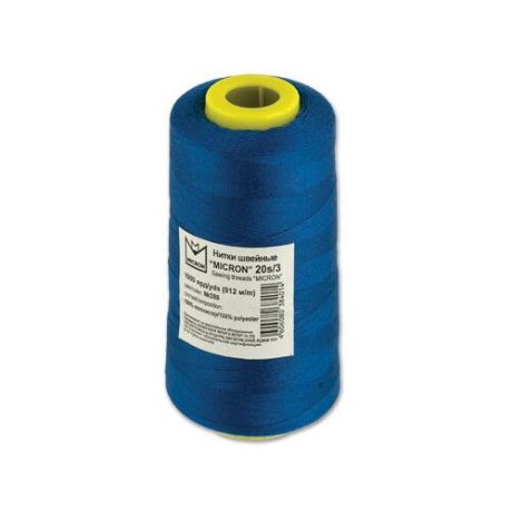 Micron Швейная нить 1000 ярд (20s/3), 288 синий 912 м