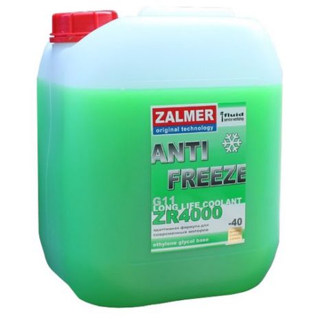 Антифриз Zalmer LLC ZR 4000 G11 (зеленый) 10 кг