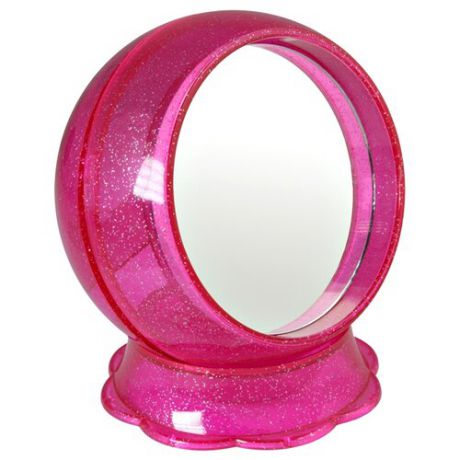 Зеркало косметическое настольное Scarlet Line KF672S розовый