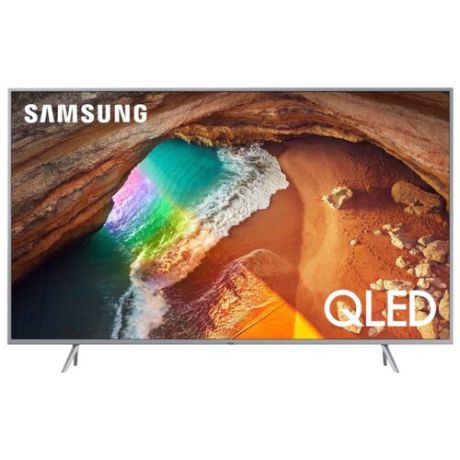 Телевизор QLED Samsung QE49Q67RAU 49" (2019) матовый серебристый