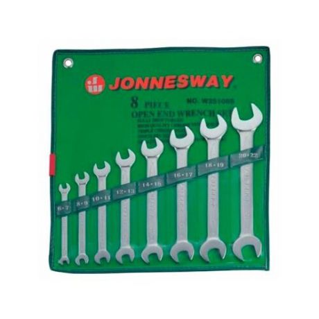 Набор гаечных ключей JONNESWAY (8 предм.) W25108S серебристый