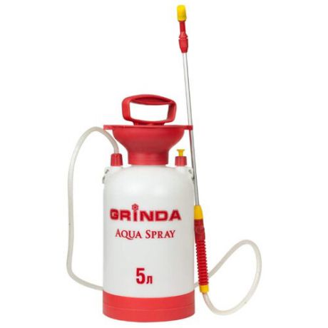 Опрыскиватель GRINDA Aqua Spray 5 л белый/красный