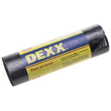 Мешки для мусора DEXX 39150-60 60 л (20 шт.) черный