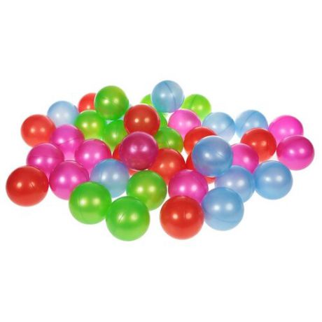 Шарики для сухих бассейнов Нордпласт 40 шт. 8 см (416) красный/фиолетовый/зеленый/синий