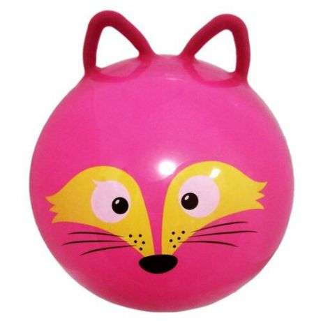 Мяч-попрыгун Moby Kids Лисенок с ушками 635193 розовый