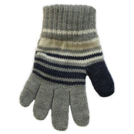 Перчатки Margot Bis размер 14, светло-серый