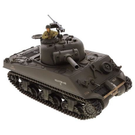 Танк Shantou Gepai M4A3 Sherman 628434 1:24 24.3 см темно-коричневый
