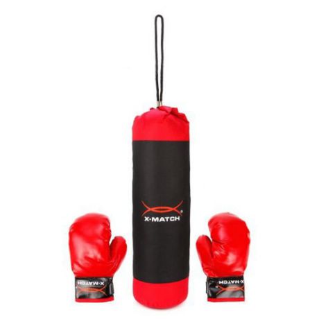 Боксерский набор X-Match (87707) красный/черный