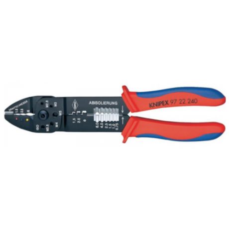 Инструмент для снятия изоляции Knipex KN-9722240 240 мм черный/синий/красный