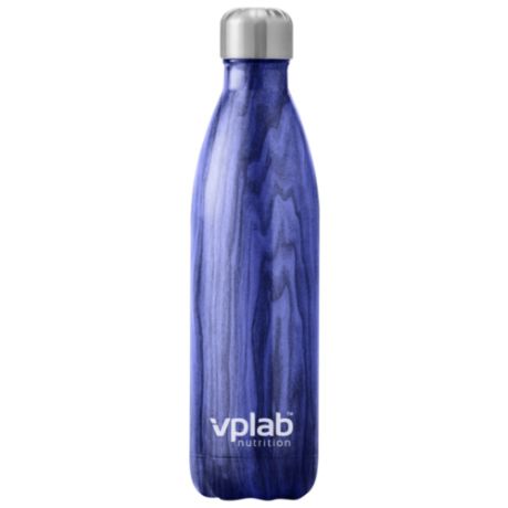 Термобутылка vplab Metal Water Thermo bottle (0,5 л) дерево синее