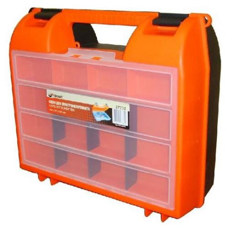Ящик с органайзером SKRAB MJ-2056 (27730) 36x32.3x14.5 см черный/оранжевый
