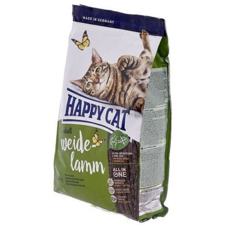 Корм для кошек Happy Cat Supreme при чувствительном пищеварении, с ягненком 1.4 кг