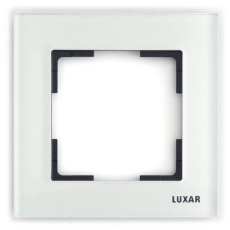 Рамка 1п LUXAR Art 15.901.20, белый