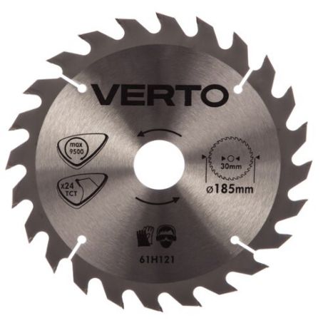 Пильный диск Verto 61H121 185х30 мм
