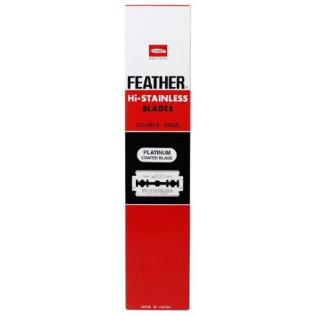 Лезвия для Т-образного станка Feather лезвия для T-образного станка Feather Hi-Stainless, 100 шт.