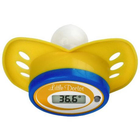 Электронный термометр-соска Little Doctor LD-303 желтый / синий