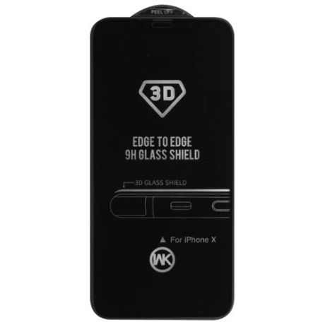 Защитное стекло WK Thunder 3D Curved Edge Tempered Glass для Apple iPhone X черный