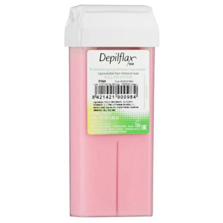Depilflax Ультра кремовый воск "Сливочно-розовый" в картридже 110 г