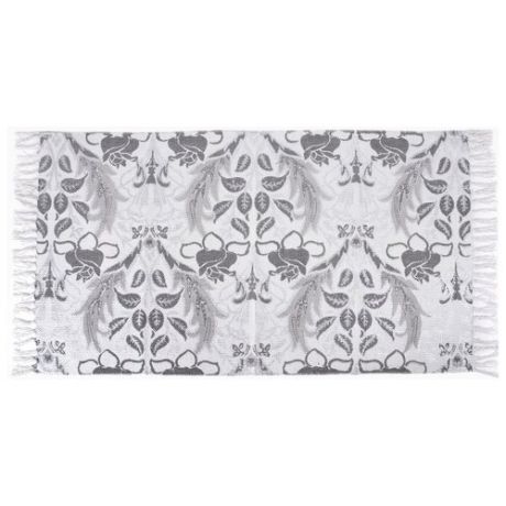 Декоративный коврик Arya Lucida Silver , размер: 1.15х0.65 м, белый / серый
