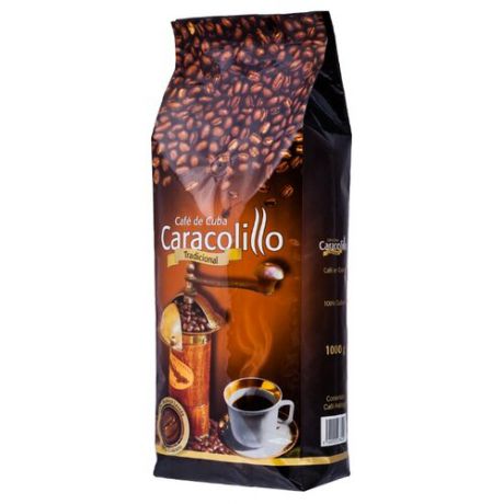 Кофе в зернах Caracolillo Cafe de Cuba, арабика, 1 кг