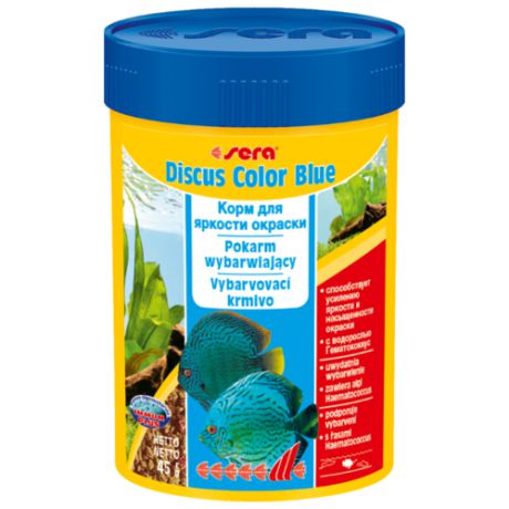 Сухой корм Sera Discus Color Blue для рыб 100 мл 45 г