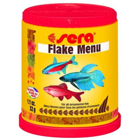 Сухой корм Sera Flake Menu универсальный в хлопьях для рыб 150 мл