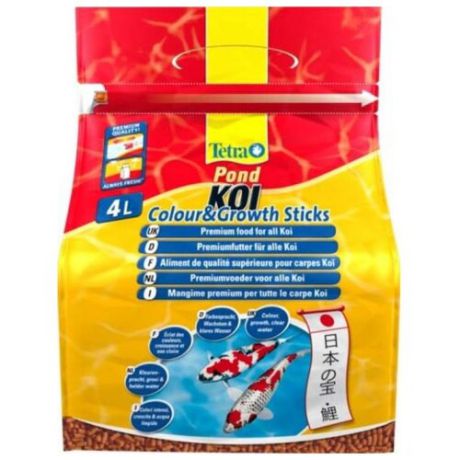 Сухой корм Tetra Koi Colour&Growth Sticks для рыб 4000 мл