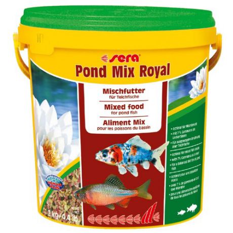 Сухой корм Sera Pond Mix Royal для рыб 10000 мл 2000 г