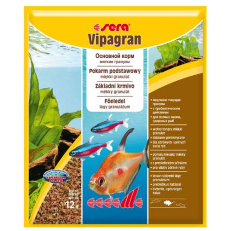 Сухой корм Sera Vipagran основной в гранулах для рыб 12 г