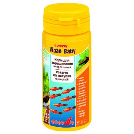 Сухой корм Sera Vipan Baby для рыб 50 мл 30 г