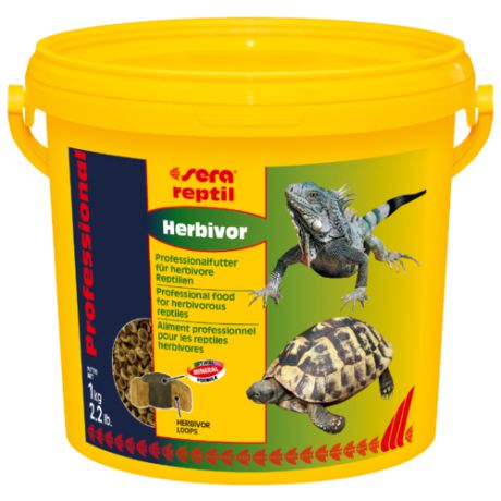 Сухой корм Sera Reptil Professional Herbivor для рептилий 3800 мл 1000 г