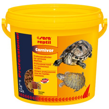 Сухой корм Sera Reptil Professional Carnivor для рептилий 3800 мл 1000 г