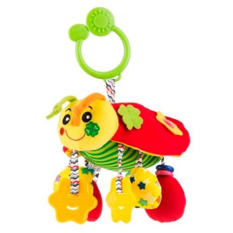 Подвесная игрушка Biba Toys Божья коровка (BS704) желтый/красный