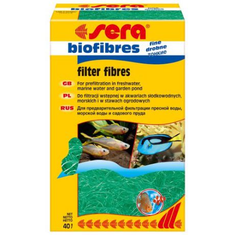 Наполнитель Sera Biofibres Fine 40 г зеленый