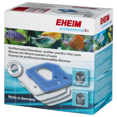 Eheim картридж Prefilter pad/Fine filter pads для professionel 4+ (комплект: 5 шт.) белый/голубой