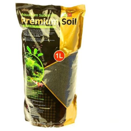 Грунт ISTA Aquarium Substrate Premium Soil 4-6 мм 1 л черный